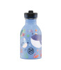 24Bottles Kids Bottle Paslanmaz &Ccedil;elik &Ccedil;ocuk Su Matarası (250 ml) // Ocean Friends