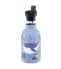 24Bottles Kids Insulated Bottle Pipetli Paslanmaz &Ccedil;elik &Ccedil;ocuk Termosu (330 ml) // Ocean Friends