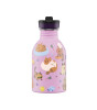 24Bottles Kids Bottle Paslanmaz &Ccedil;elik &Ccedil;ocuk Su Matarası (250 ml) // Meow Friends