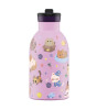 24Bottles Kids Insulated Bottle Pipetli Paslanmaz &Ccedil;elik &Ccedil;ocuk Termosu (330 ml) // Meow Friends