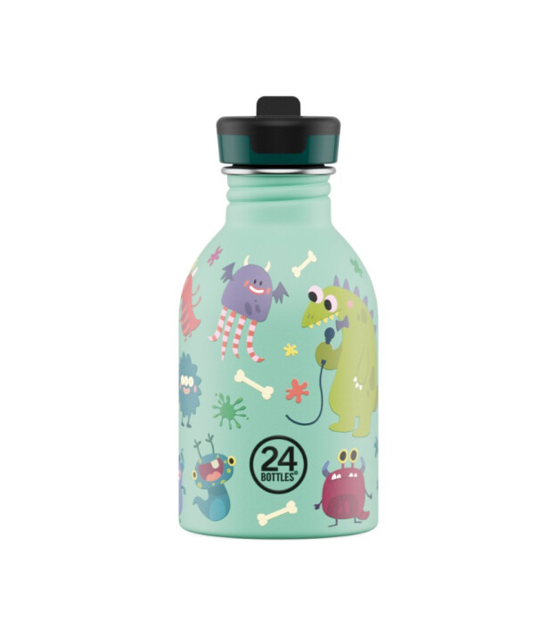 24Bottles Kids Bottle Paslanmaz &Ccedil;elik &Ccedil;ocuk Su Matarası (250 ml) // Spooky Friends