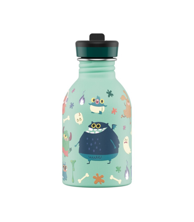 24Bottles Kids Bottle Paslanmaz &Ccedil;elik &Ccedil;ocuk Su Matarası (250 ml) // Spooky Friends