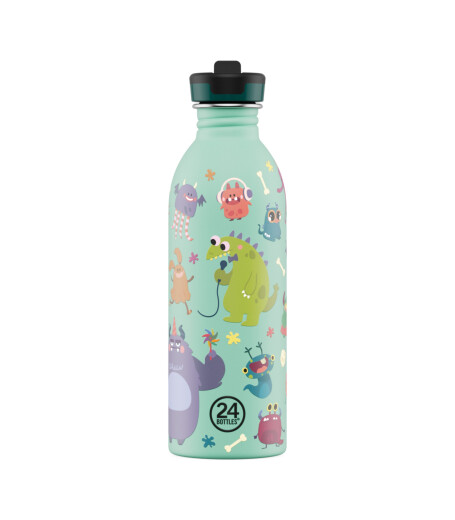 24Bottles Kids Bottle Paslanmaz &Ccedil;elik &Ccedil;ocuk Su Matarası (500 ml) // Spooky Friends