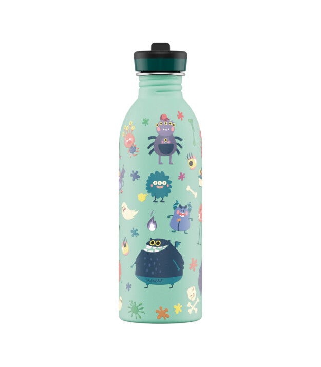 24Bottles Kids Bottle Paslanmaz &Ccedil;elik &Ccedil;ocuk Su Matarası (500 ml) // Spooky Friends