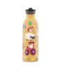24Bottles Kids Bottle Paslanmaz &Ccedil;elik &Ccedil;ocuk Su Matarası (500 ml) // Farm Friends