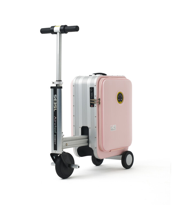 Airwheel SE3SL Elektrikli Binilebilir Scooter Valiz // Pembe