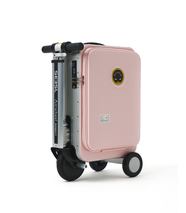 Airwheel SE3SL Elektrikli Binilebilir Scooter Valiz // Pembe