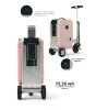 Airwheel SE3S Elektrikli Binilebilir Scooter Valiz // Pembe