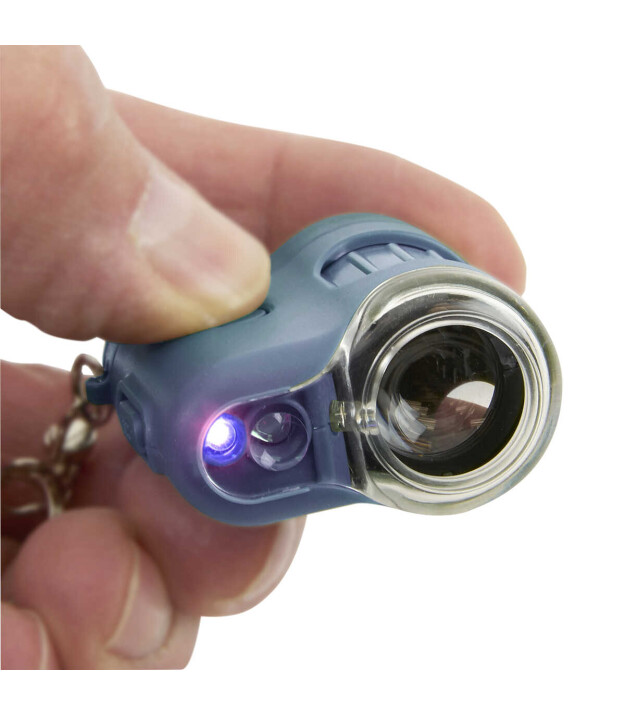 Carson Micromini Led & UV Işıklı Cep Mikroskobu (20X) // Blue