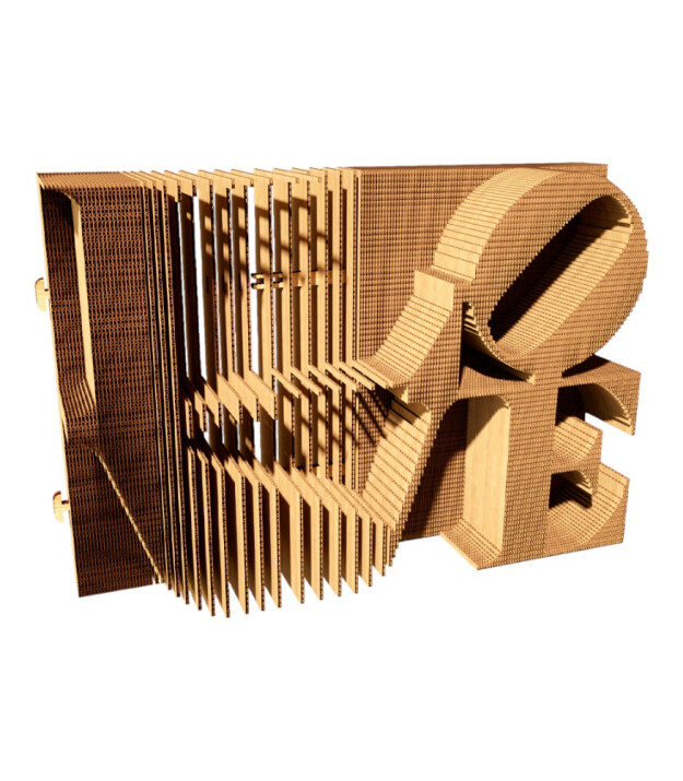 Cartonic 3D Karton Puzzle // Love