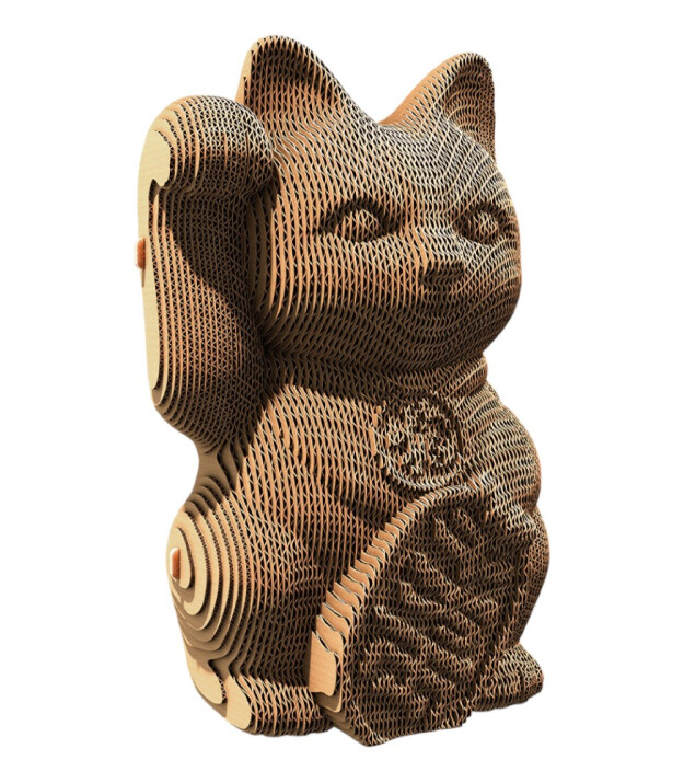 Cartonic 3D Karton Puzzle // Lucky Cat
