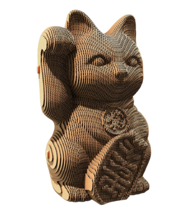 Cartonic 3D Karton Puzzle // Lucky Cat
