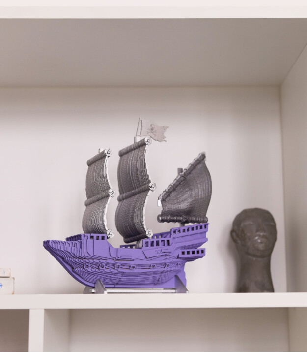 Cartonic 3D Karton Puzzle // Pirate Ship