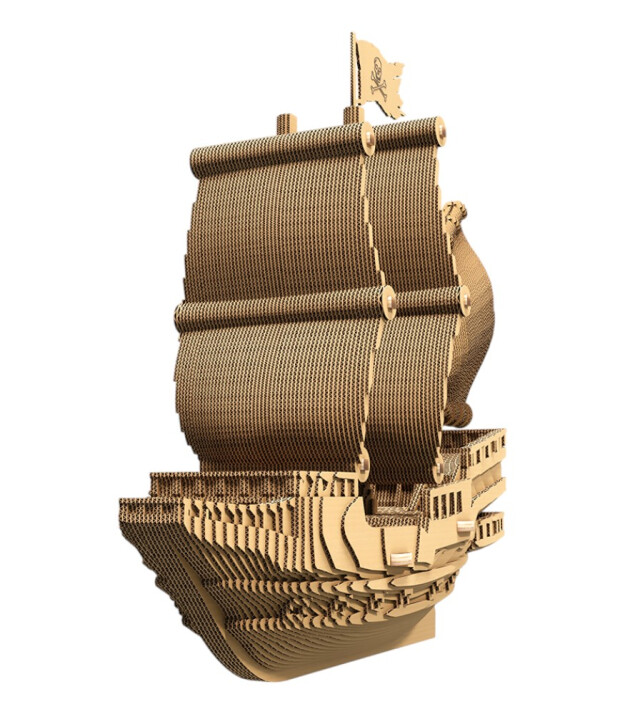 Cartonic 3D Karton Puzzle // Pirate Ship