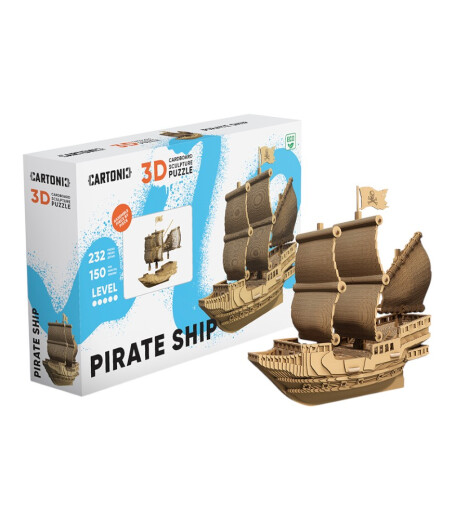 Cartonic 3D Karton Puzzle // Pirate Ship