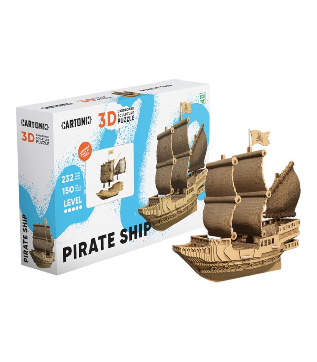 Cartonic 3D Karton Puzzle // Pirate Ship