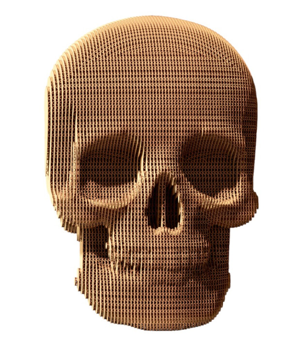 Cartonic 3D Karton Puzzle // Skull