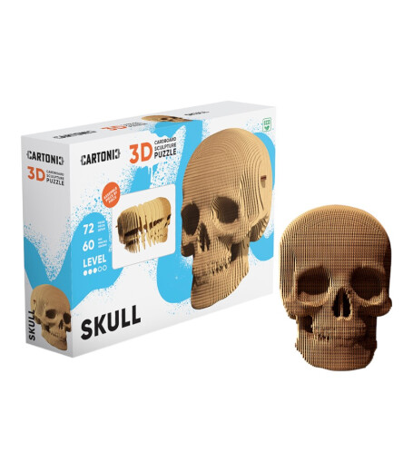 Cartonic 3D Karton Puzzle // Skull