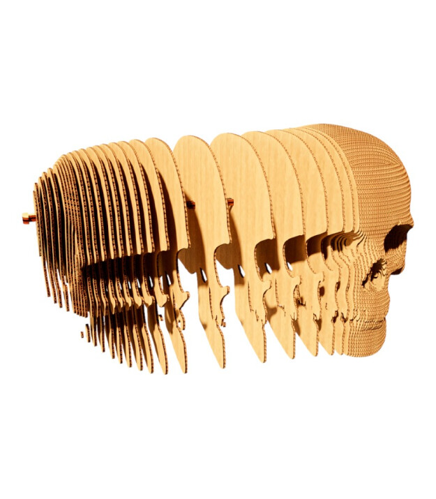 Cartonic 3D Karton Puzzle // Skull