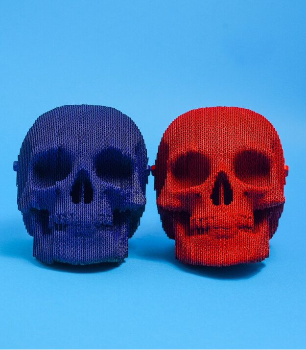 Cartonic 3D Karton Puzzle // Skull