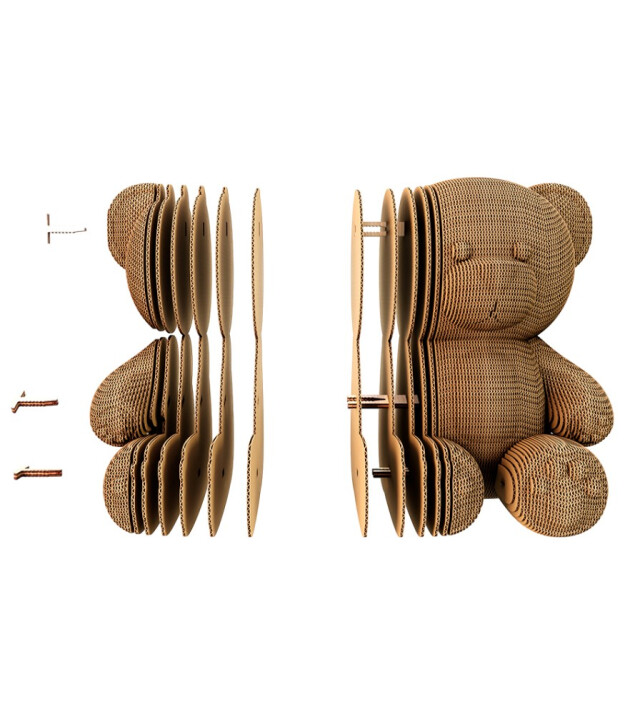 Cartonic 3D Karton Puzzle // Teddy Bear