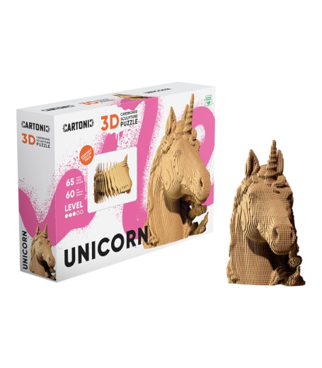 Cartonic 3D Karton Puzzle // Unicorn