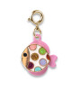 CHARM IT! Gold Glitter Tropical Fish Charm
