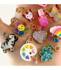 CHARM IT! Glitter Zebra Charm