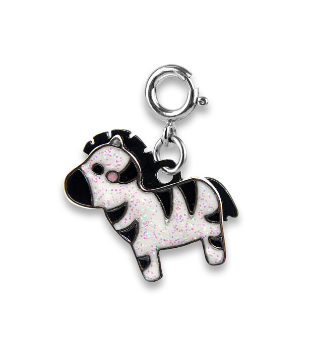 CHARM IT! Glitter Zebra Charm