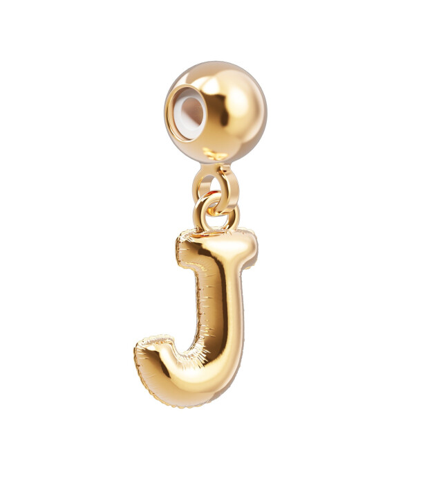 Chocli Altın Kaplama Kolye & Bileklik Charm (18 Ayar) // J