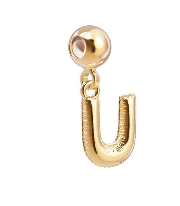 Chocli Altın Kaplama Kolye & Bileklik Charm (18 Ayar) // U