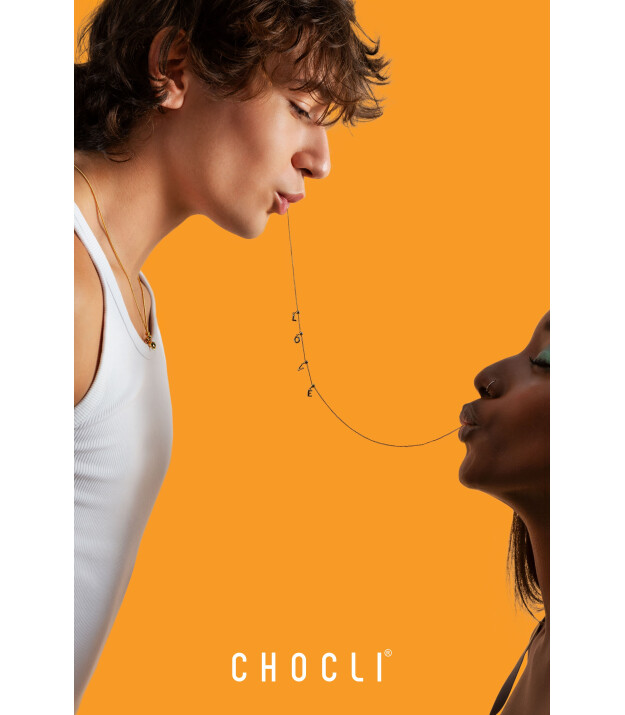 Chocli Altın Kaplama Kolye & Bileklik Charm (18 Ayar) // V