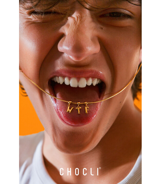 Chocli Altın Kaplama Kolye & Bileklik Charm (18 Ayar) // Y