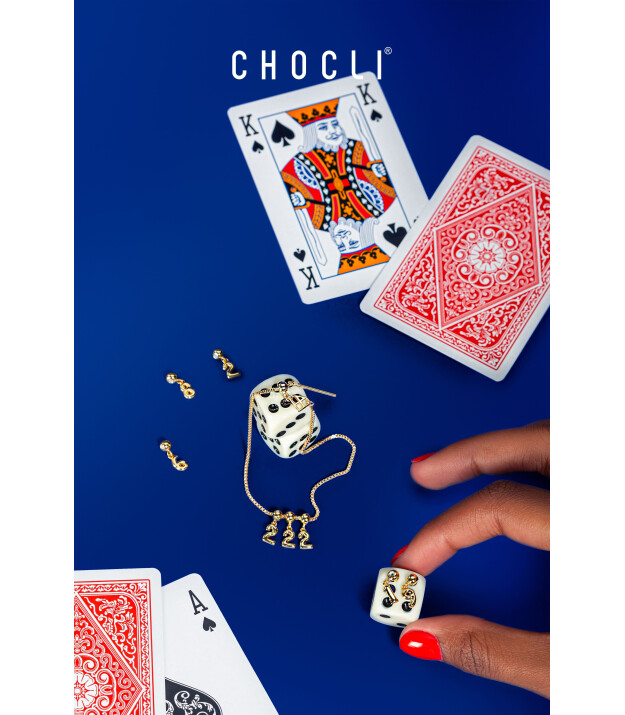 Chocli Altın Kaplama Kolye & Bileklik Charm (18 Ayar) // 8