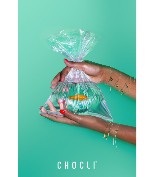 Chocli Altın Kaplama Kolye & Bileklik Charm (18 Ayar) // 9