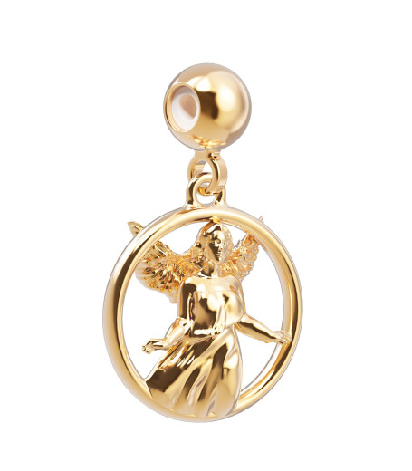 Chocli Altın Kaplama Kolye & Bileklik Charm (18 Ayar) // Başak