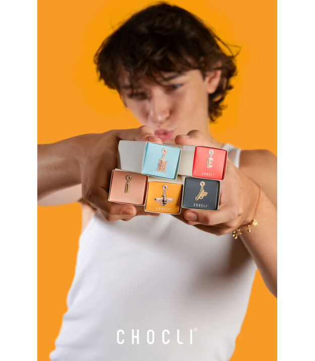 Chocli Altın Kaplama Kolye & Bileklik Charm (18 Ayar) // Infinity