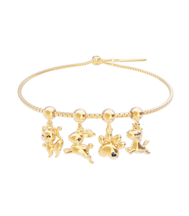 Chocli Altın Kaplama Kolye & Bileklik Charm (18 Ayar) // K&ouml;pek