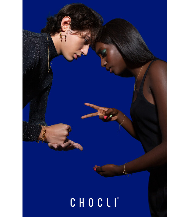 Chocli Altın Kaplama Kolye & Bileklik Charm (18 Ayar) // D&uuml;nya