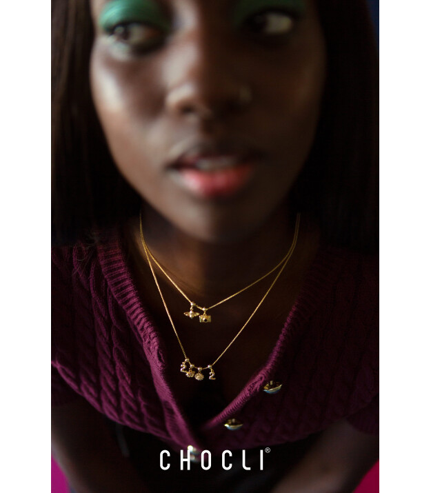 Chocli Altın Kaplama Kolye & Bileklik Charm (18 Ayar) // Kamera