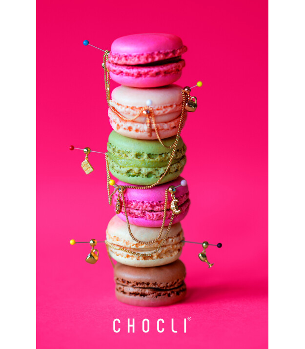 Chocli Altın Kaplama Kolye & Bileklik Charm (18 Ayar) // Kahve Fincanı