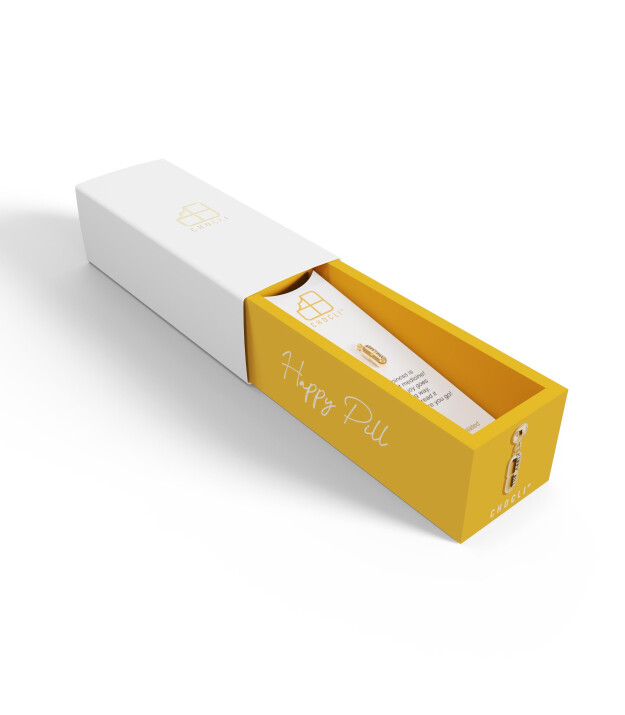 Chocli Altın Kaplama Kolye & Bileklik Charm (18 Ayar) // Pill