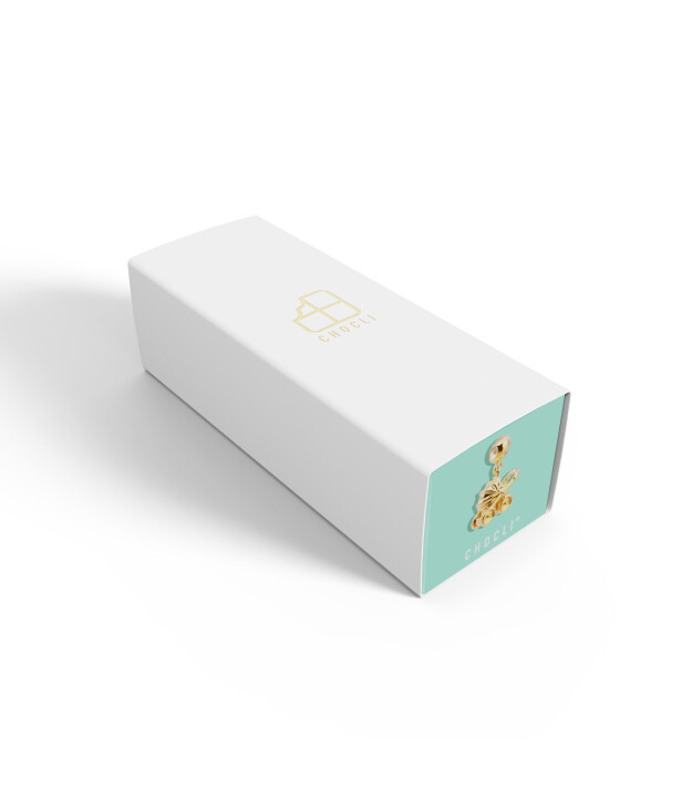 Chocli Altın Kaplama Kolye & Bileklik Charm (18 Ayar) // Bebek Arabası