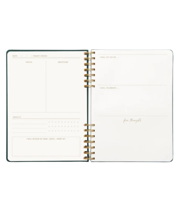 Designworks Ink Ayra&ccedil;lı Spiralli Defter - Jumbo // Live Well