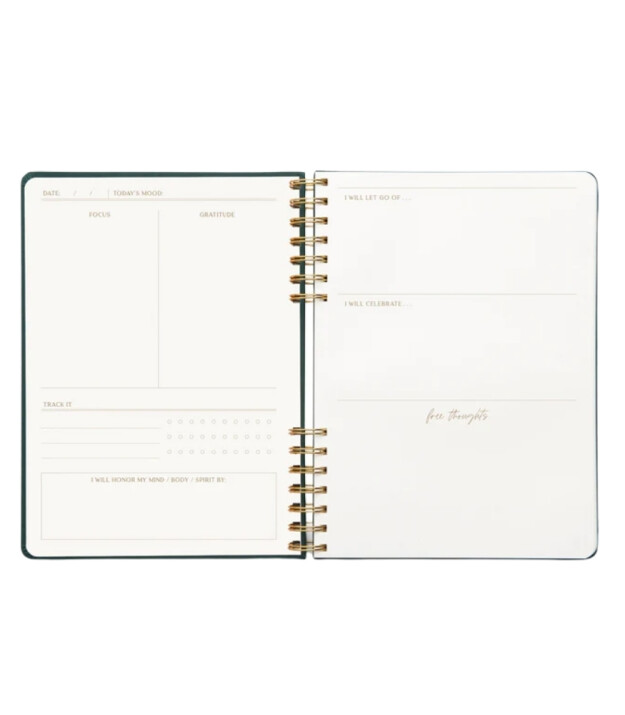 Designworks Ink Ayra&ccedil;lı Spiralli Defter - Jumbo // Live Well