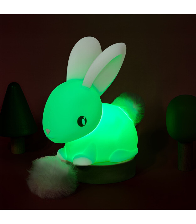 Dhink Silikon Gece Lambası (Şarjlı) // Bunny Cotton