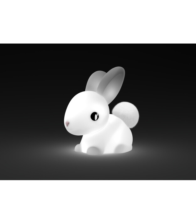 Dhink Silikon Gece Lambası (Şarjlı) // Bunny Cotton