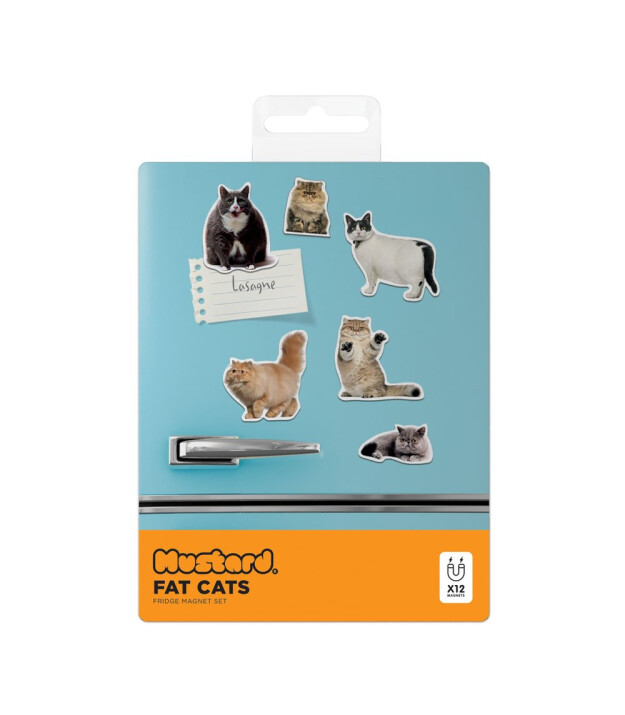 Mustard Magnet Set // Şişman Kediler