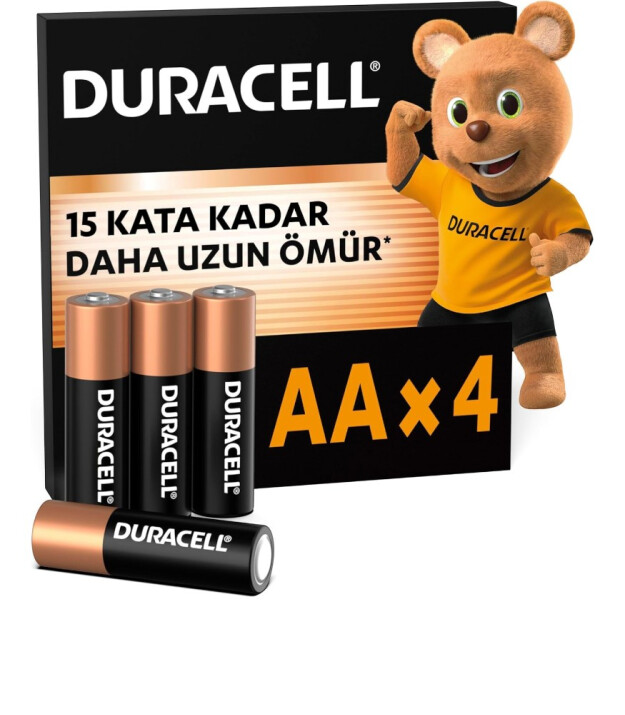 Duracell Basic AA Kalem Pil (4 Adet)