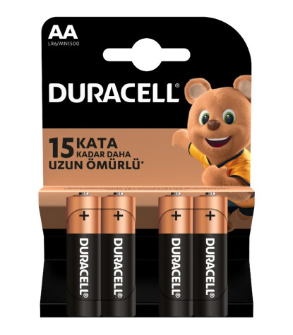 Duracell Basic AA Kalem Pil (4 Adet)